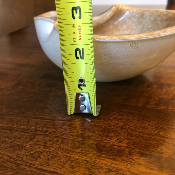 Murano Gold Fleck Bowl / Ashtray - Picture 9 of 10